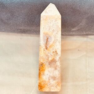 Flower Agate Crystal Tower Genuine Agate